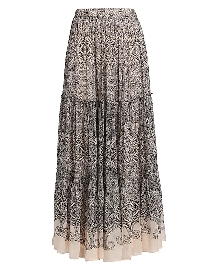 Chavi Tiered Maxi Skirt