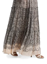 Chavi Tiered Maxi Skirt