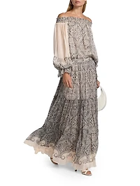 Chavi Tiered Maxi Skirt