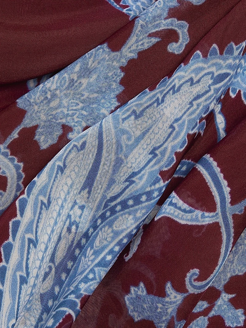 Hiba Paisley Blouson-Sleeve Shirt