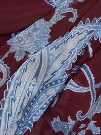 Hiba Paisley Blouson-Sleeve Shirt