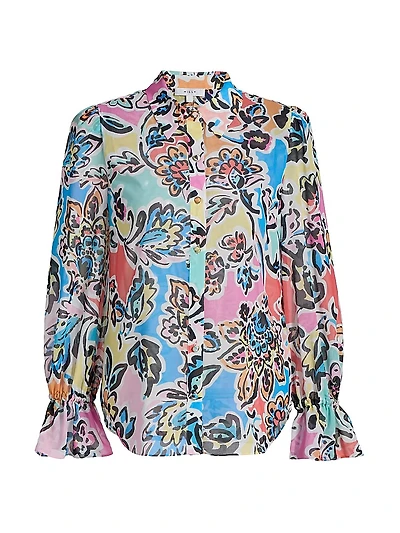 Lacey Rainbow Oasis Blouse