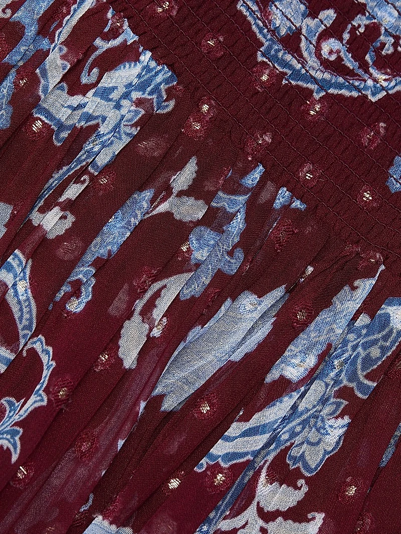 Hiba Paisley Maxi Skirt