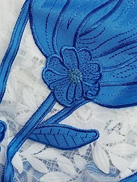 Magnolia Floral Embroidered Maxi Dress