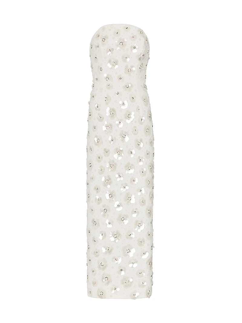 Kait Fleur Paillette-Embellished Midi-Dress