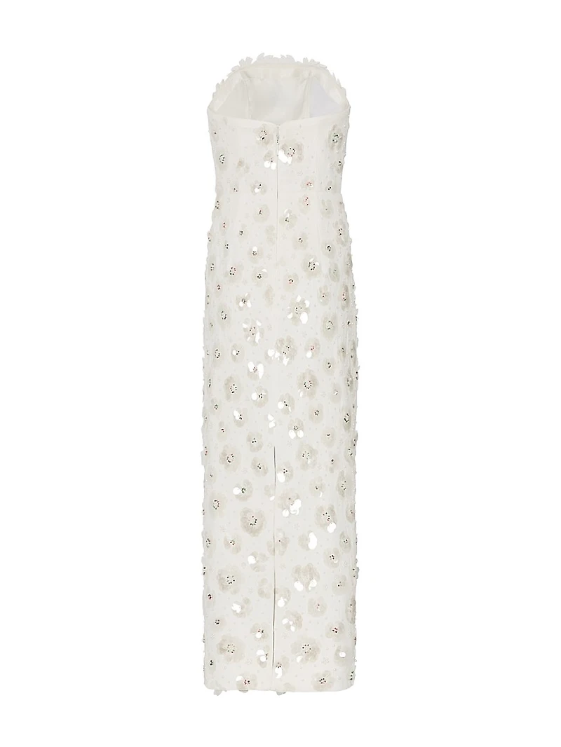 Kait Fleur Paillette-Embellished Midi-Dress