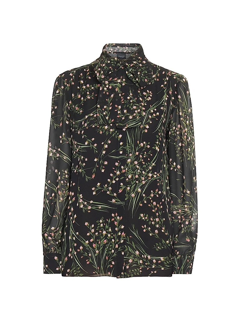 Floral Silk Blouse