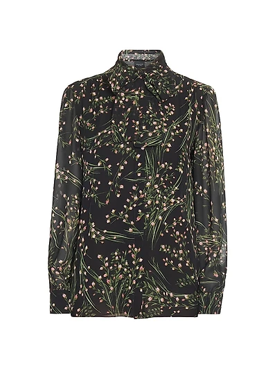 Floral Silk Blouse