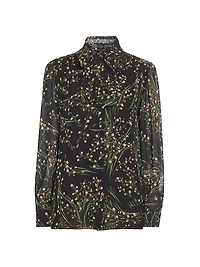 Floral Silk Blouse