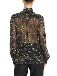 Floral Silk Blouse