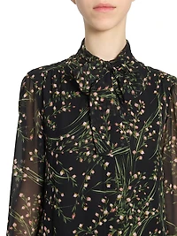 Floral Silk Blouse