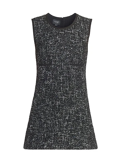 Wool-Blend Tweed Minidress