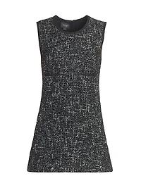 Wool-Blend Tweed Minidress