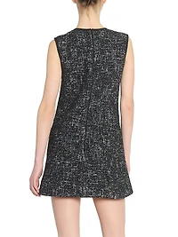 Wool-Blend Tweed Minidress