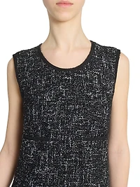 Wool-Blend Tweed Minidress