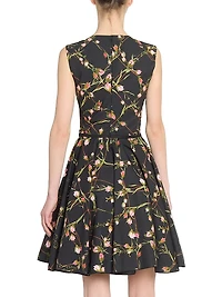 Floral Cotton Poplin Minidress