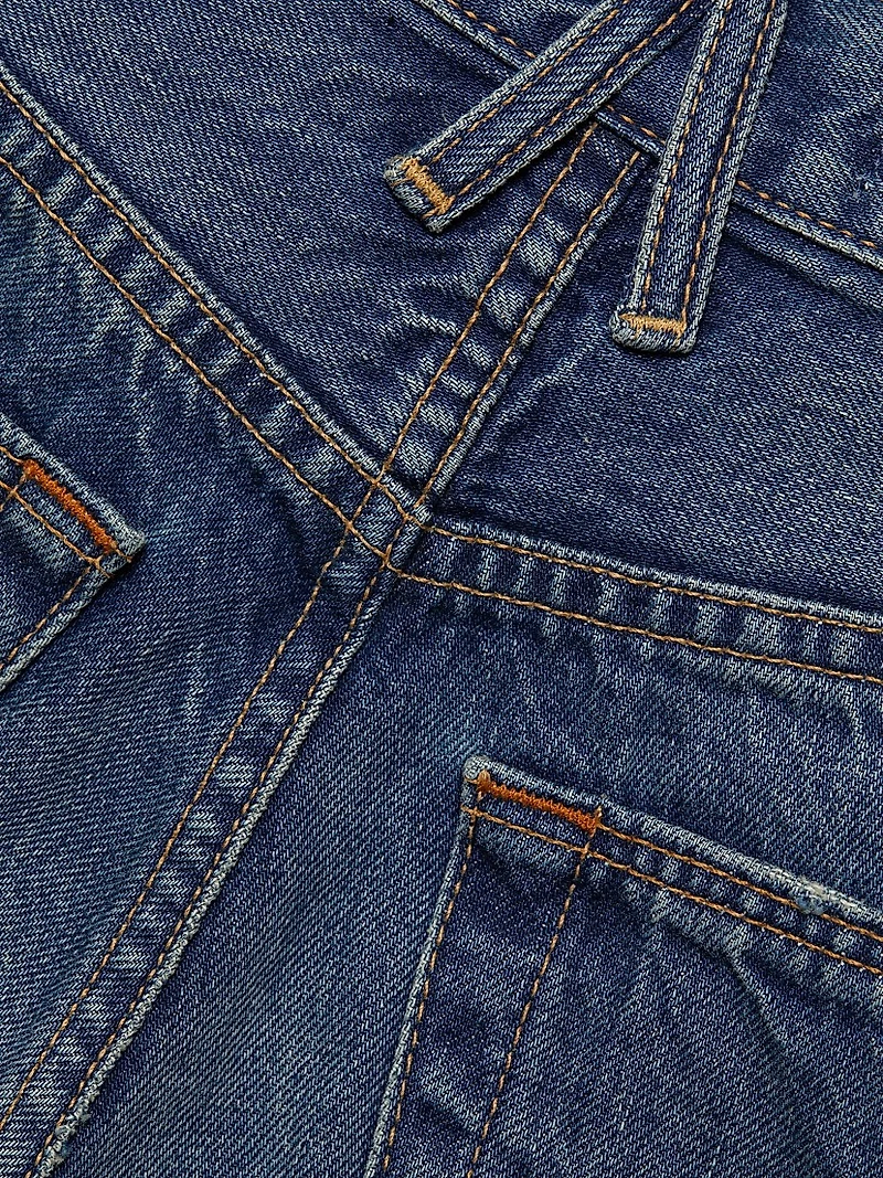 London Turn-Up Straight Jeans