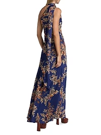 Leela Bias-Cut Maxi Dress