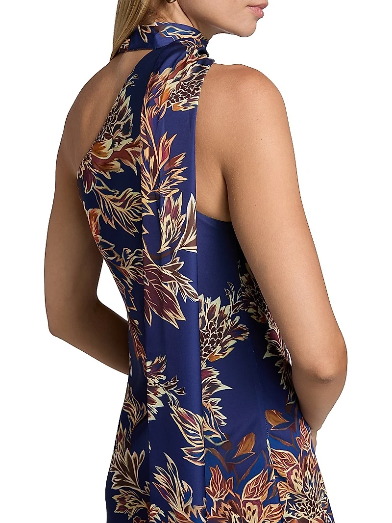 Leela Bias-Cut Maxi Dress