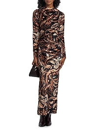 Lira Printed Maxi Dress