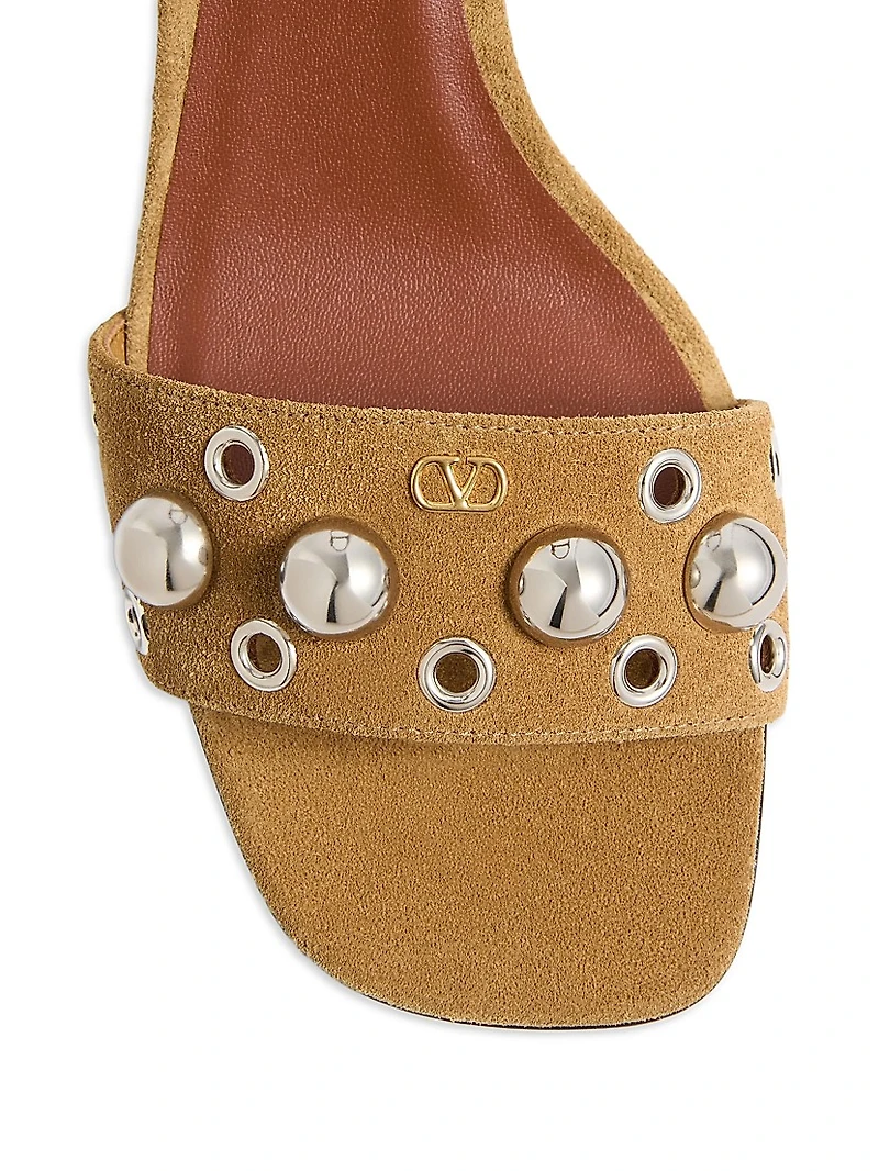Nellcôte 60MM Crust Leather Sandals