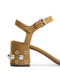 Nellcôte 60MM Crust Leather Sandals