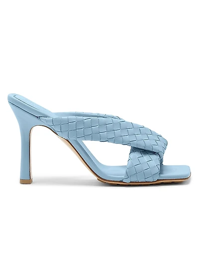 Riva 90MM Intrecciato Leather Sandals