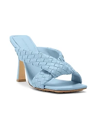 Riva 90MM Intrecciato Leather Sandals