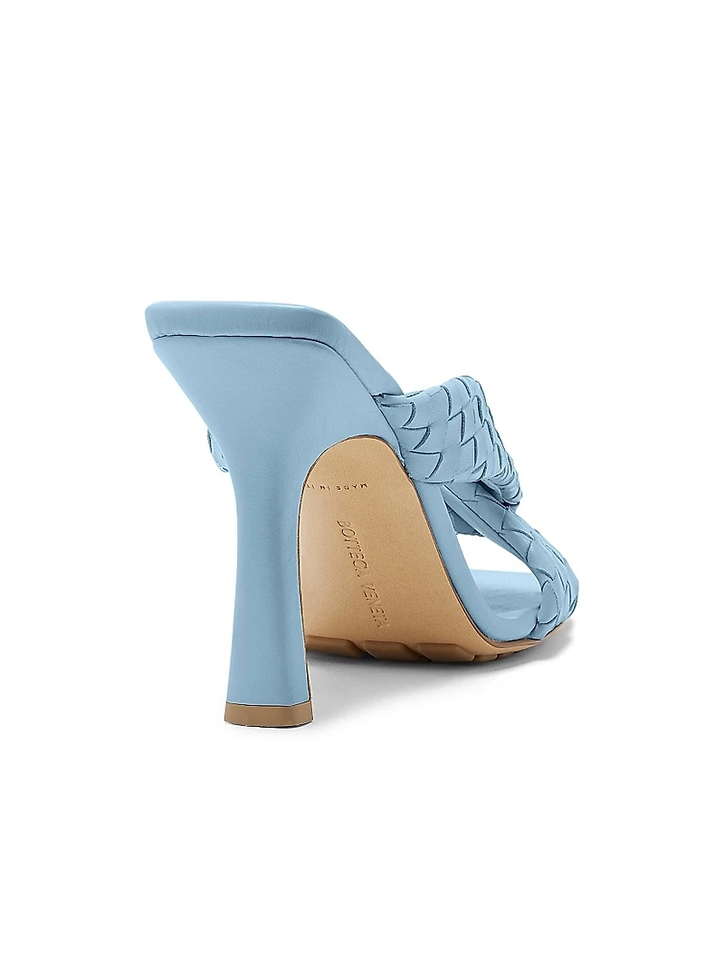 Riva 90MM Intrecciato Leather Sandals