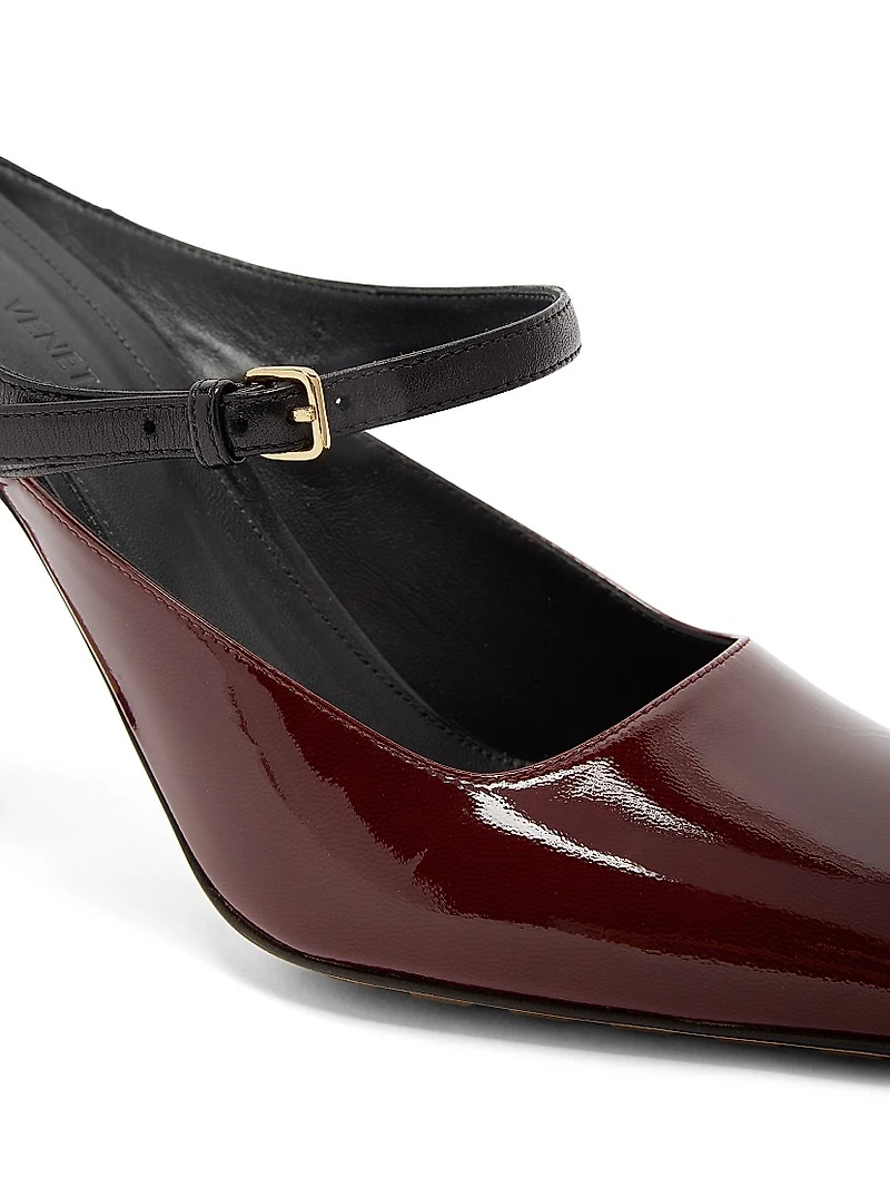 Andrea 90MM Leather Pumps