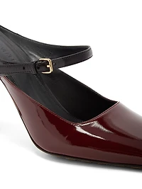 Andrea 90MM Leather Pumps