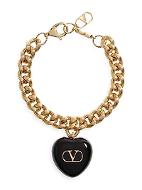 Coeur Royal Metal and Enamel Bracelet