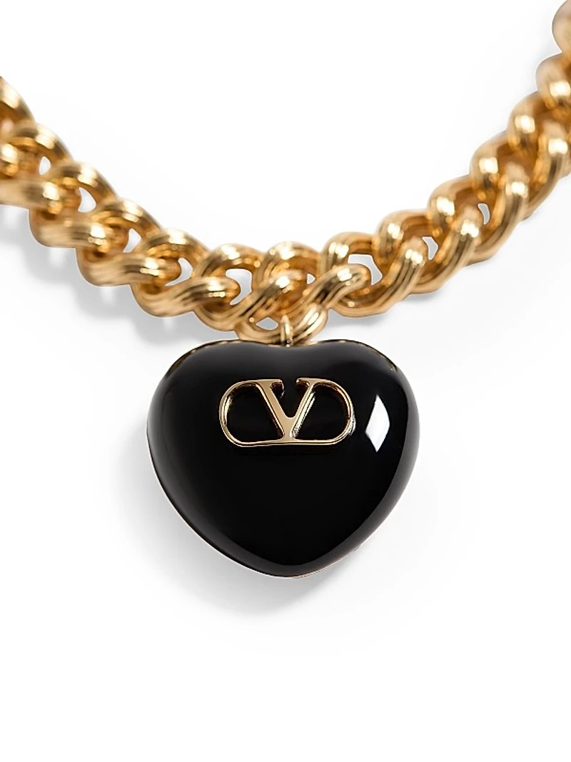 Coeur Royal Metal and Enamel Bracelet