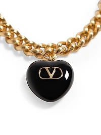 Coeur Royal Metal and Enamel Bracelet