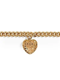 Coeur Royal Metal and Enamel Bracelet