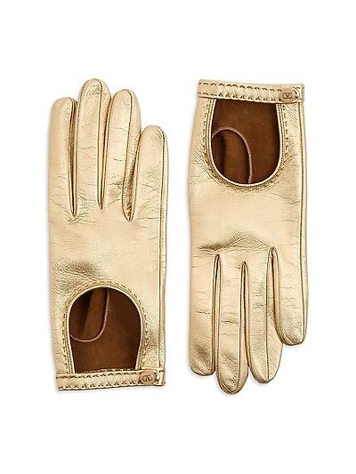 Vlogo Signature Laminated Nappa Gloves