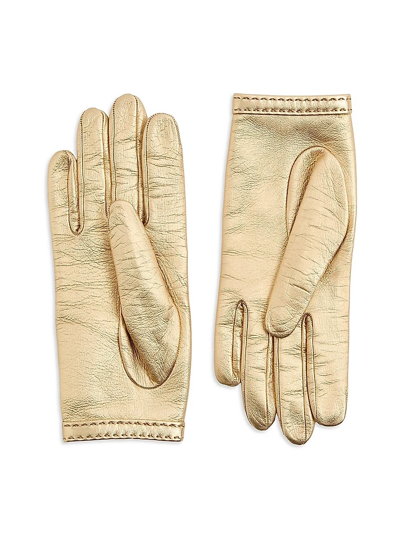 Vlogo Signature Laminated Nappa Gloves
