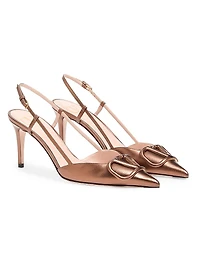 VLogo Signature Slingback Pumps 80MM