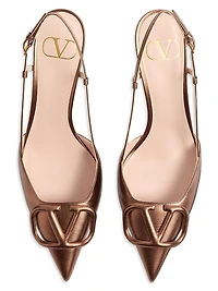 VLogo Signature Slingback Pumps 80MM