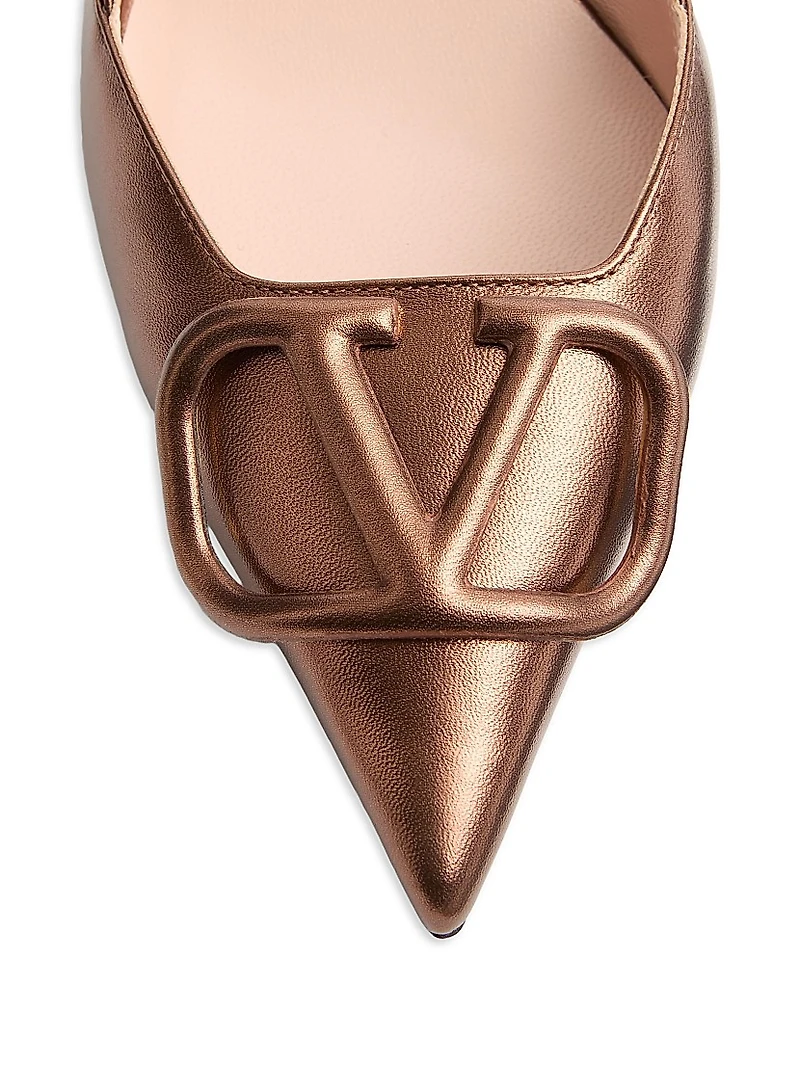 VLogo Signature Slingback Pumps 80MM