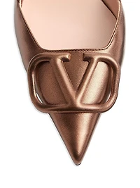 VLogo Signature Slingback Pumps 80MM