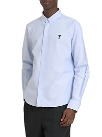 Contrasted Ami de Coeur Cotton Shirt