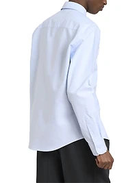 Contrasted Ami de Coeur Cotton Shirt