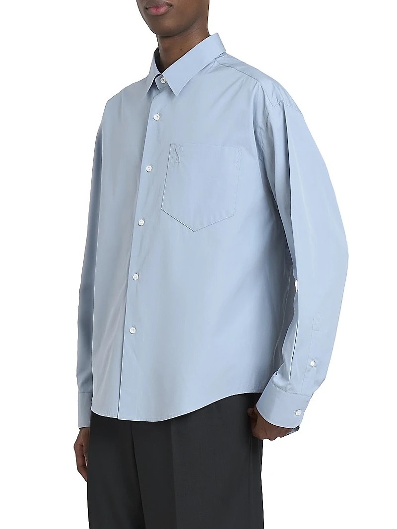 Embossed Ami de Coeur Boxy Shirt