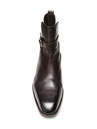 Hainaut Supple Grain Buckle Ankle Boots