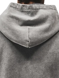 Script Logo Cotton Zip-Front Hoodie