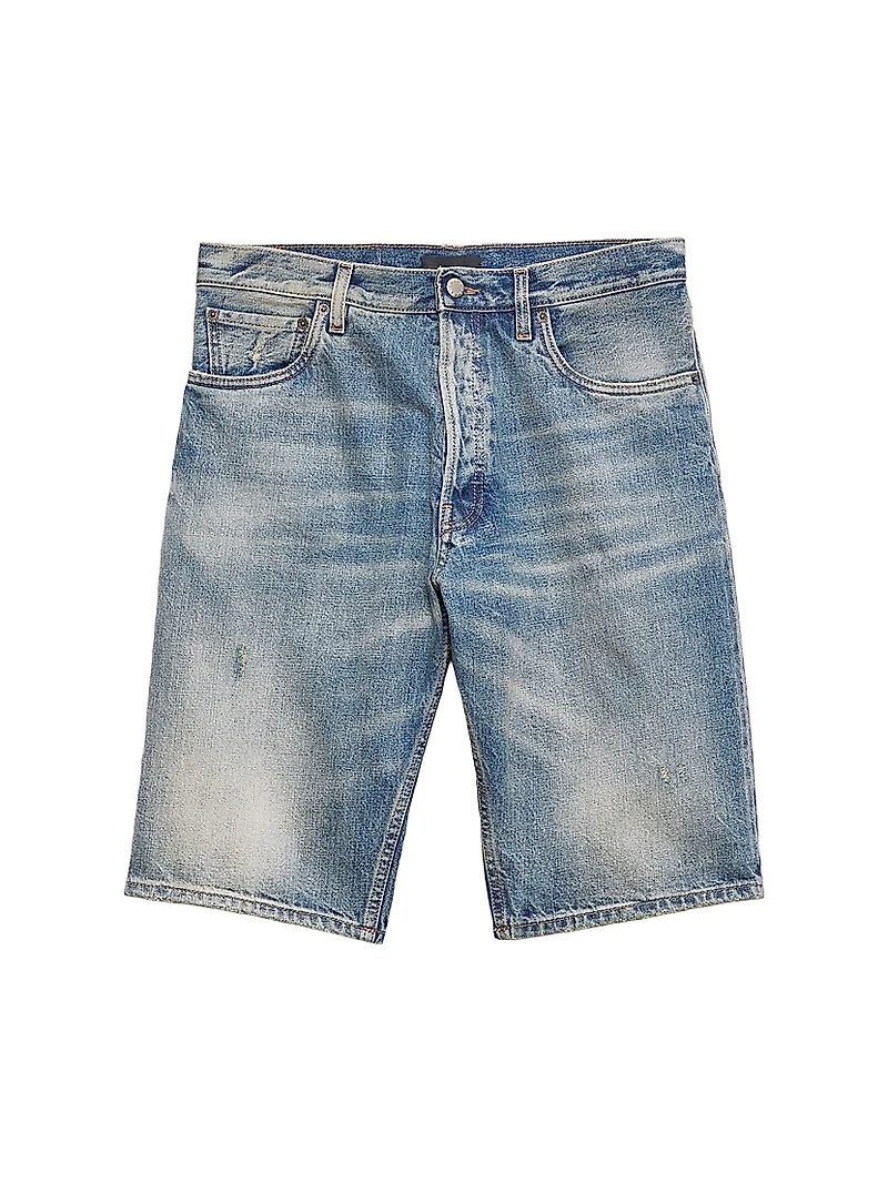 Denim Bermuda Shorts