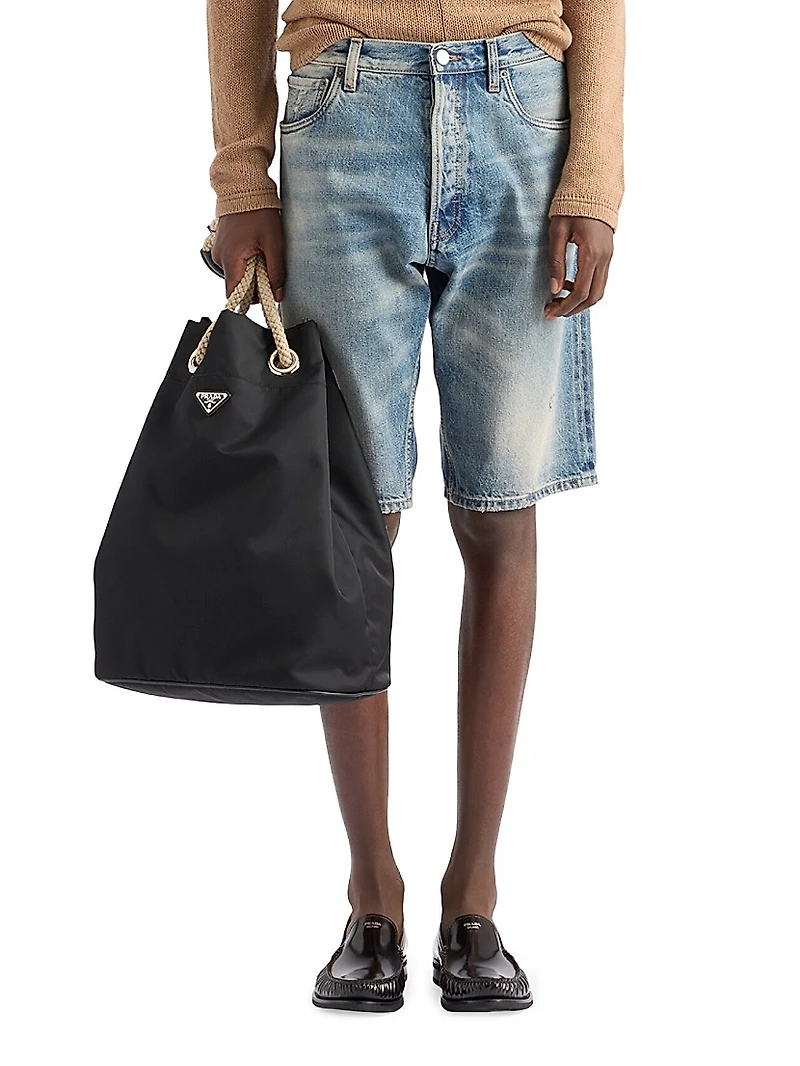 Denim Bermuda Shorts