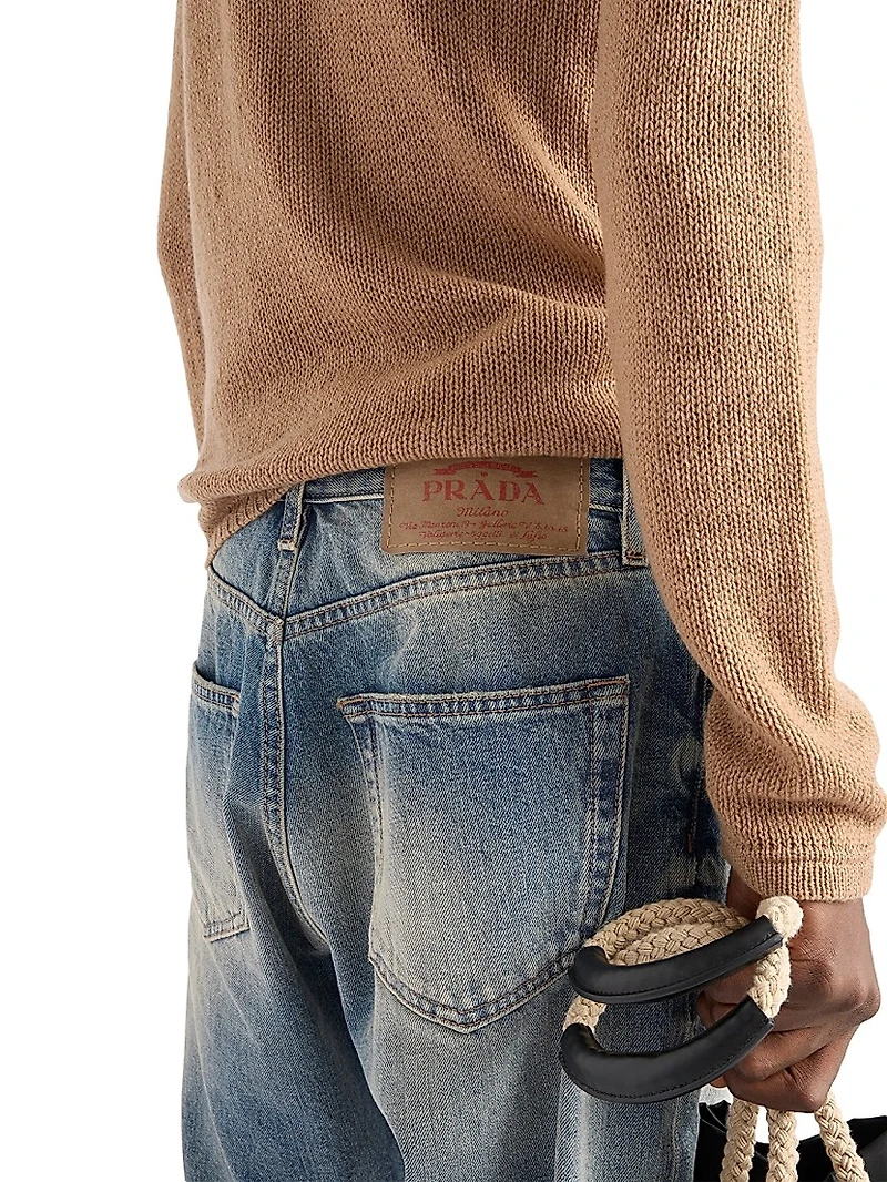 Denim Bermuda Shorts