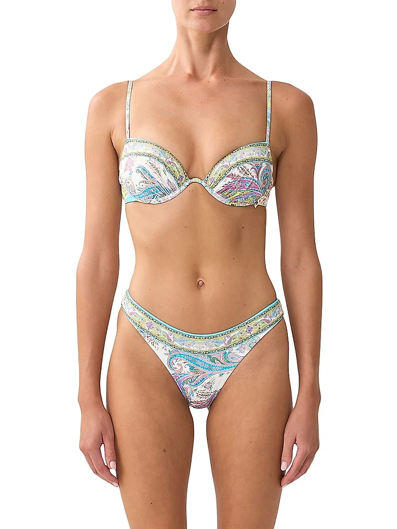 Paisley Bikini Top